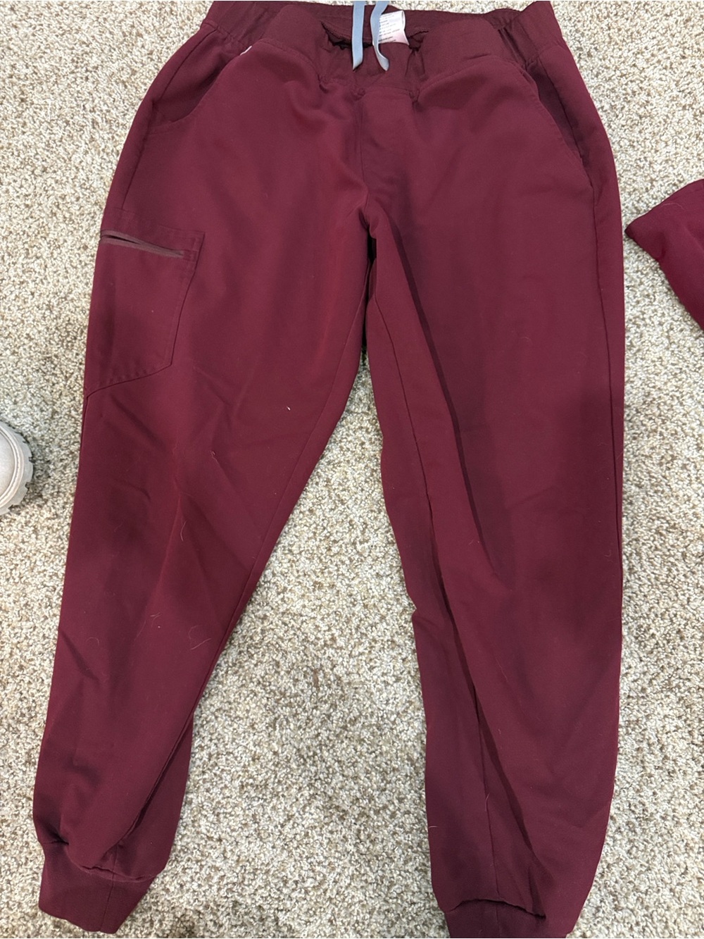 Women’s Figs Burgundy Scrubs Jogger Pants
